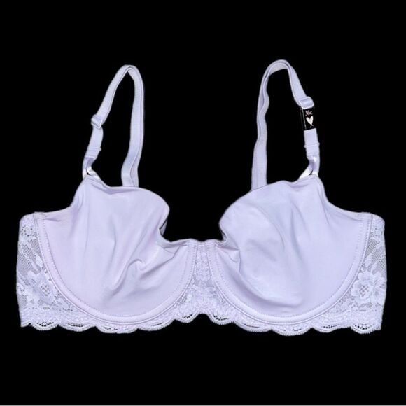 Victorias Secret Dream Angels Push Up without padding uplift unlined bra Lilac - Picture 2 of 6